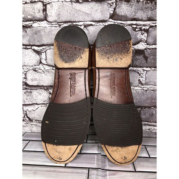Kirkland Signature Brown Leather Penny Loafers Moc Toe Slip On Shoes Men Sz 10D - Picture 16 of 16
